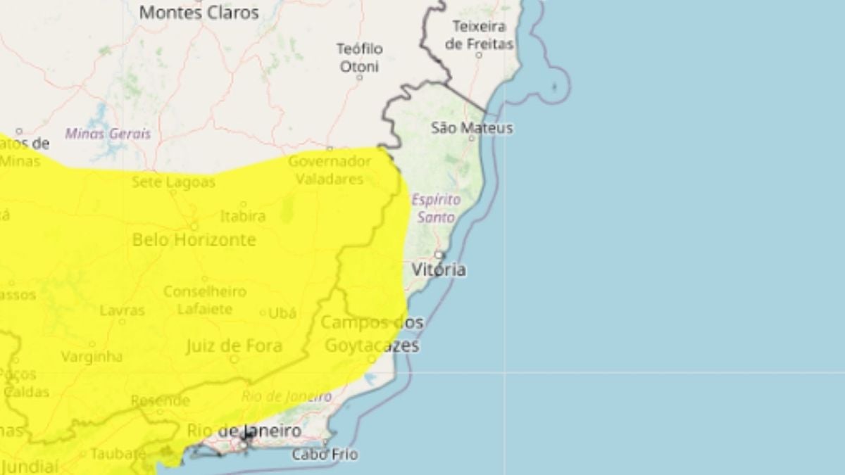 Chuva? Inmet emite alerta amarelo de chuva para 41 municípios no ES
