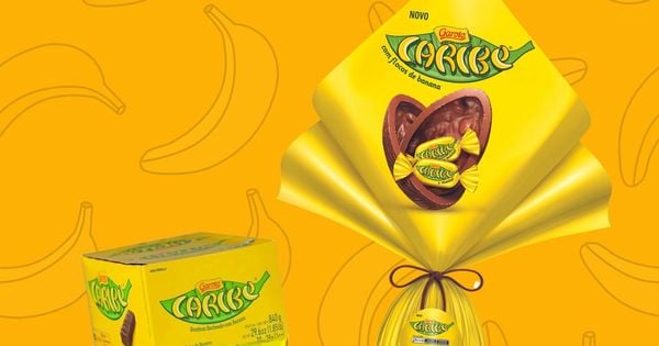 Uma das novidades da Garoto para a Páscoa deste ano, versão do tradicional bombom de banana já não pode ser encontrada nem mesmo na loja da fábrica, em Vila Velha