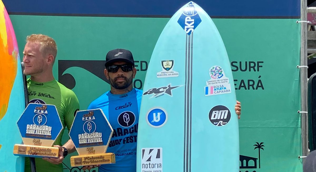 Bruno Medeiros passou com bons resultados pela primeira fase do brasileiro de surfe e sonha com o Mundial