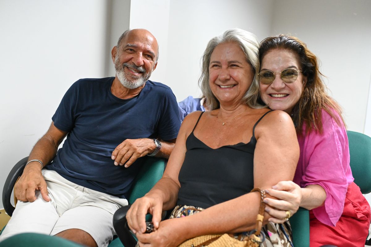 Hilal e Thais Hilal com Graziella Debbane