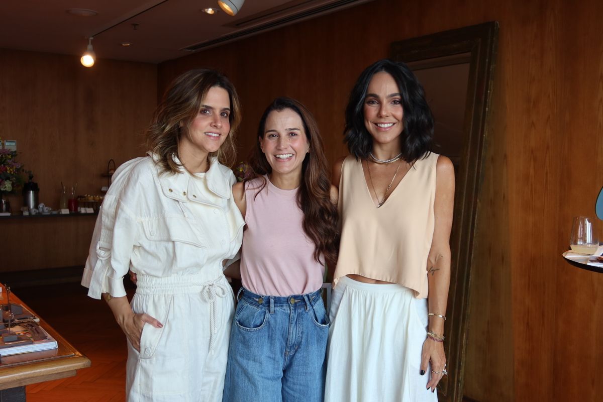 Andrea Palhares, Joana Nolasco e Carolina Neves 