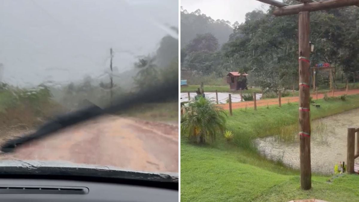 Os municípios com o maior acumulado de chuva de sábado para domingo foram Santa Teresa, Cachoeiro de Itapemirim e Santa Maria de Jetibá