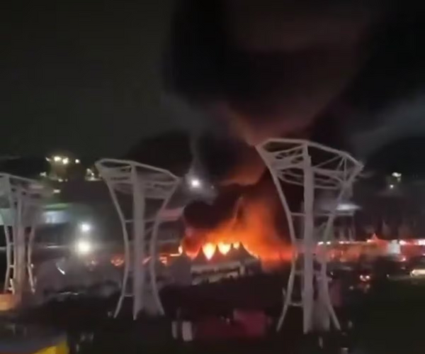 Fogo atinge tenda de apoio do Lollapalooza em Interlagos