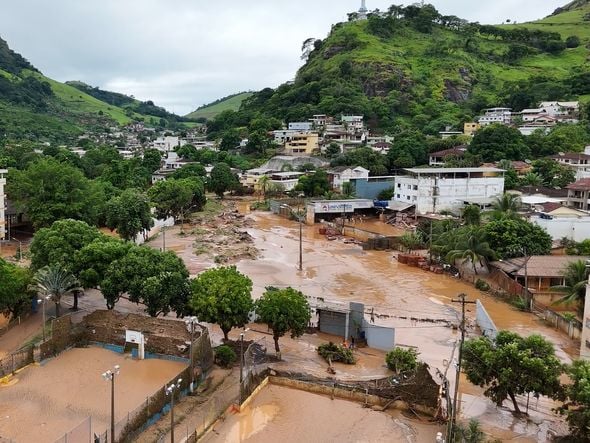Imagens mostram cenário de destruição em Mimoso do Sul por Divulgação - Max Wender / Casa Militar ES