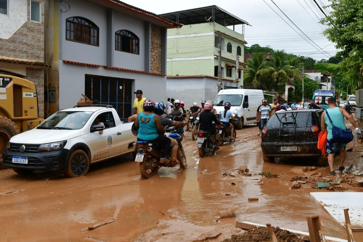 Chuva no ES: cenas do rastro de destruição e prejuízos em Mimoso do Sul