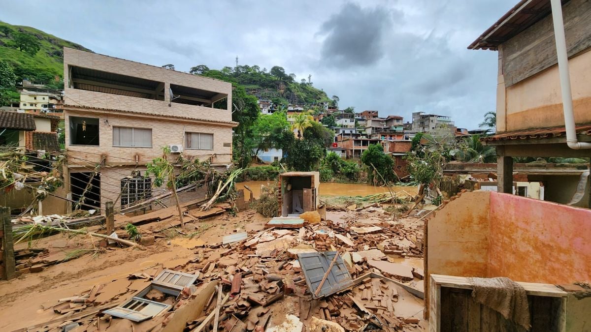 Chuva no ES: cenas do rastro de destruição em Mimoso do Sul