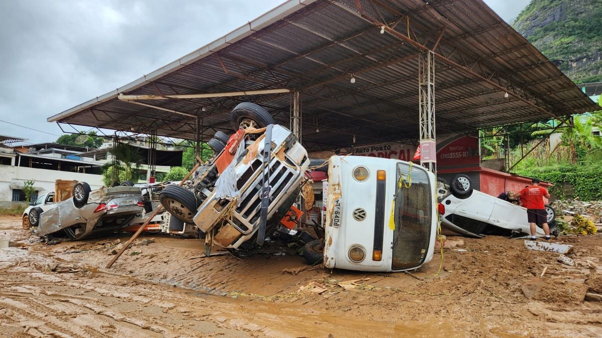Chuva no ES: cenas do rastro de destruição em Mimoso do Sul