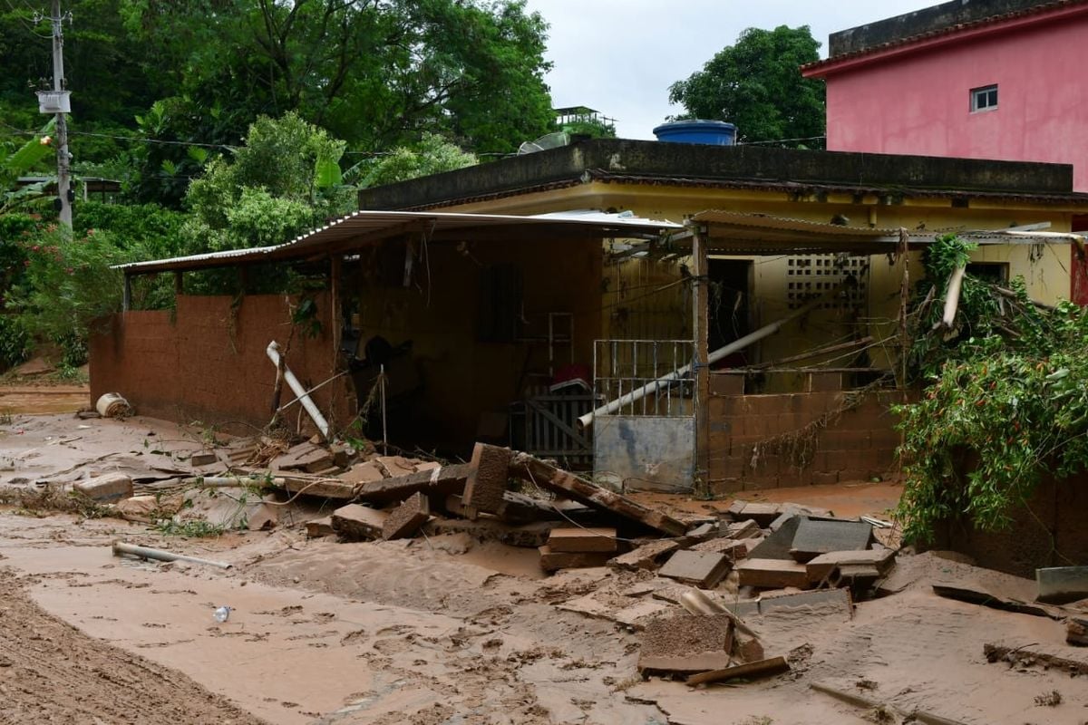 Chuvas provocam destruição em Mimoso do Sul