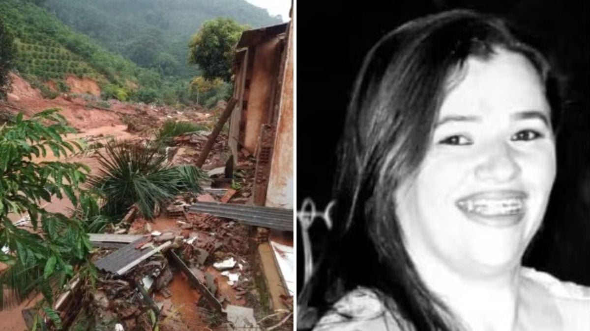 Casa da família de Adair foi atingida por um deslizamento de terra e ficou totalmente destruída em Mimoso do Sul, Espírito Santo