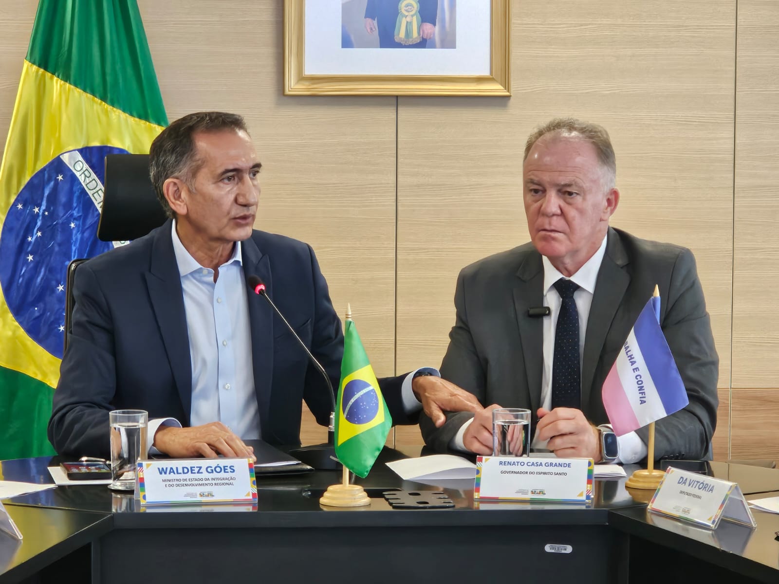 Em Brasília, governador do Espírito Santo se reuniu com o ministro da Integração e do Desenvolvimento Regional, governadores do Sudeste e do Sul e tratou sobre as ações de recuperação em pelo menos 13 cidades capixabas
