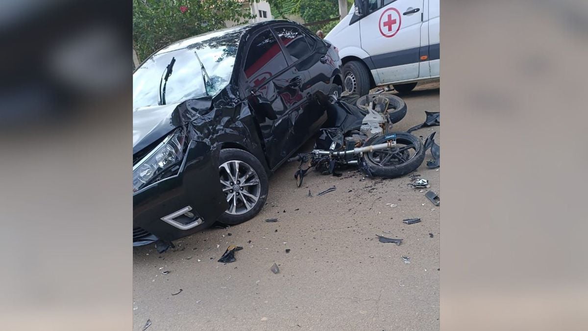 Agente comunitária morre após colisão entre carro e moto em Marilândia
