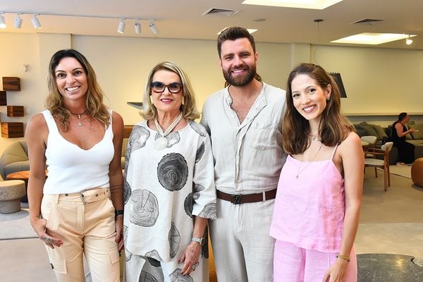 Letícia Finamore, Zilda Hehal, Rômulo Pegoretti e Lara Guimarães