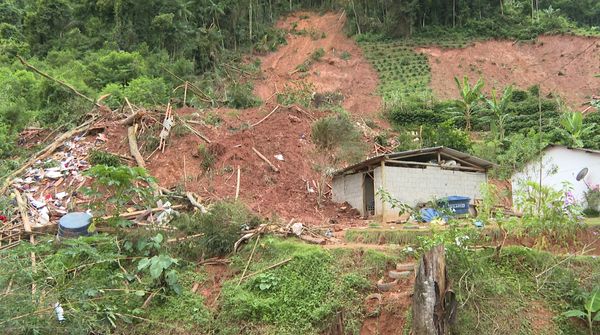 Local onde morava a família Adair Antônia Fernandes Medeiros
