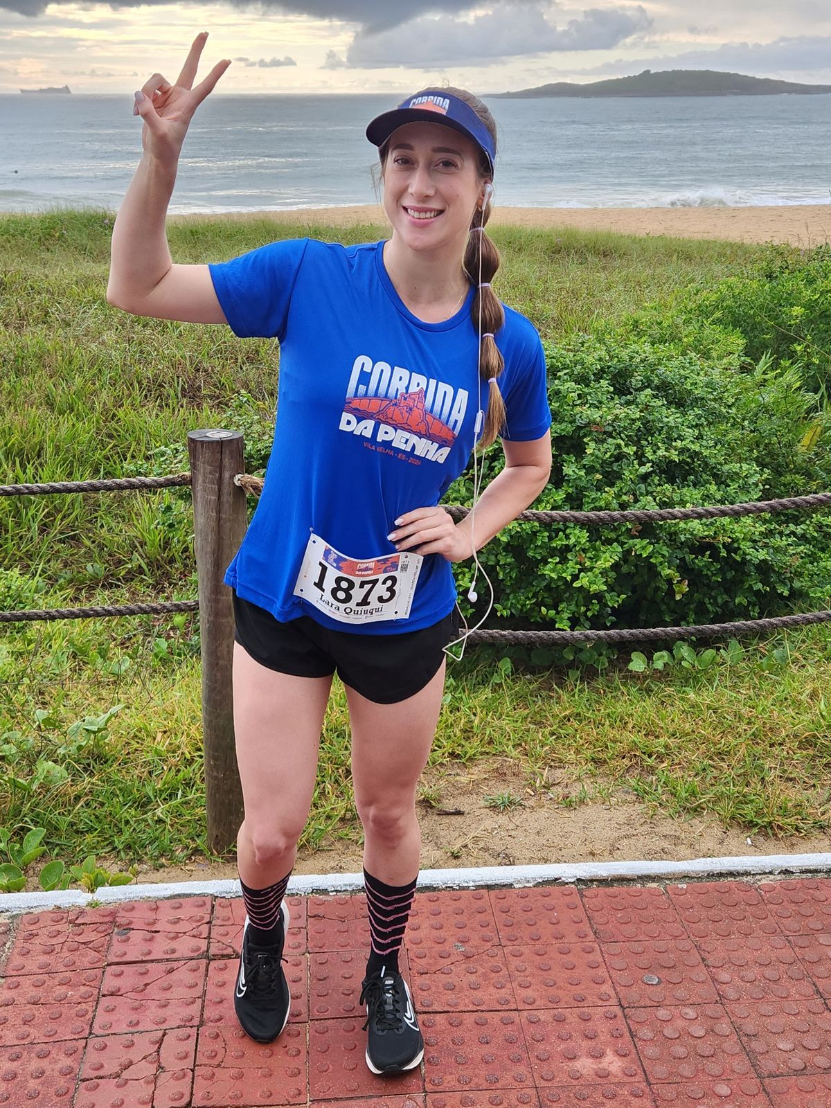 Lara Quiuqui disputou sua primeira corrida como forma de homenagear a avó 