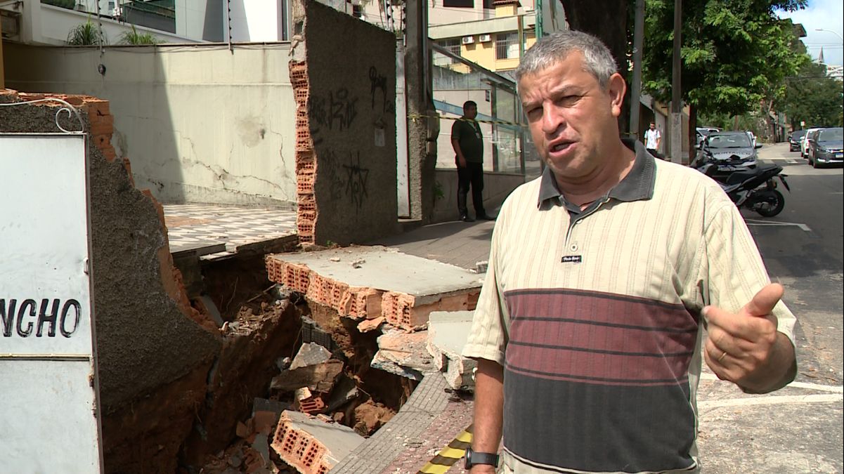 Geraldo Mussi, motorista que ajudou a socorrer médico que caiu em cratera em Cachoeiro