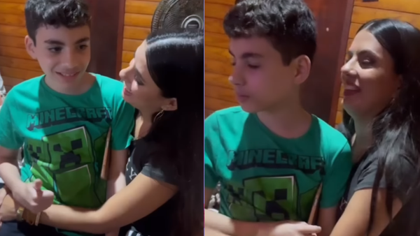 Fernanda reencontra filho após eliminação do 'BBB 24'