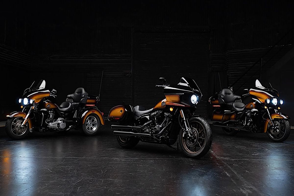 Série “Enthusiast” da Harley-Davidson Low Rider ST, Ultra Limited e Tri Ultra Glide