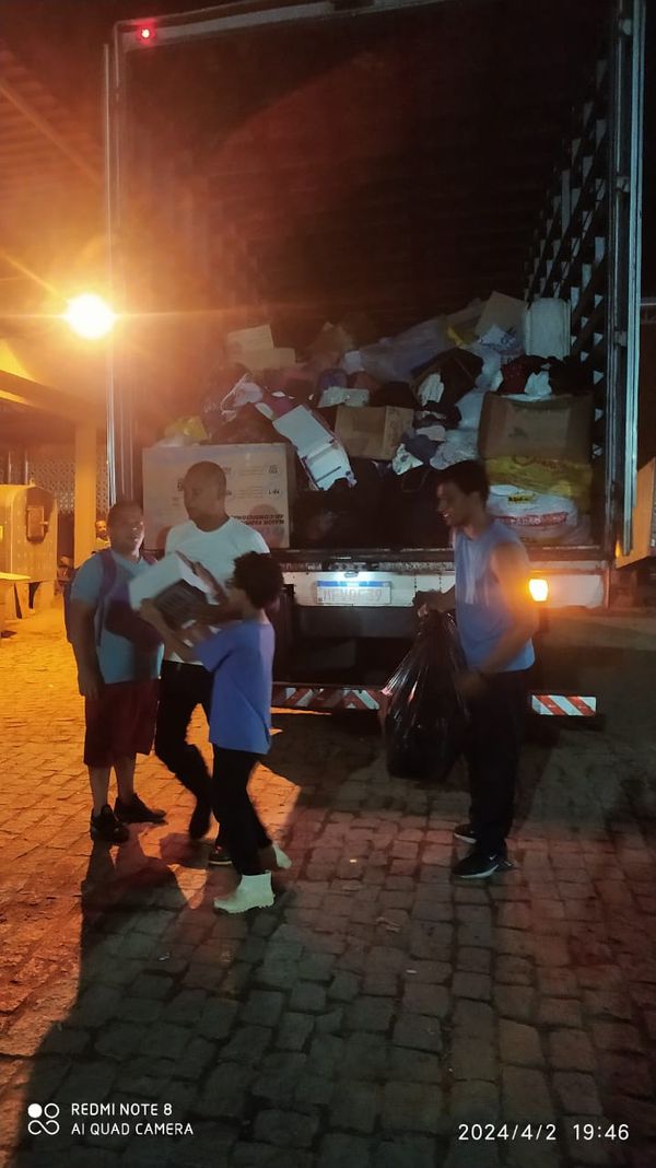 Igreja Cristã Maranata entrega doações no Sul do Estado por Igreja Cristã Maranata/Divulgação