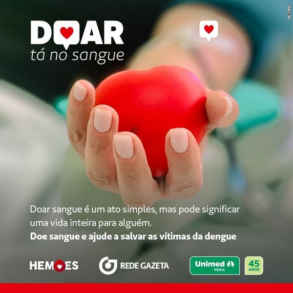Campanha de doação de sangue da Rede Gazeta