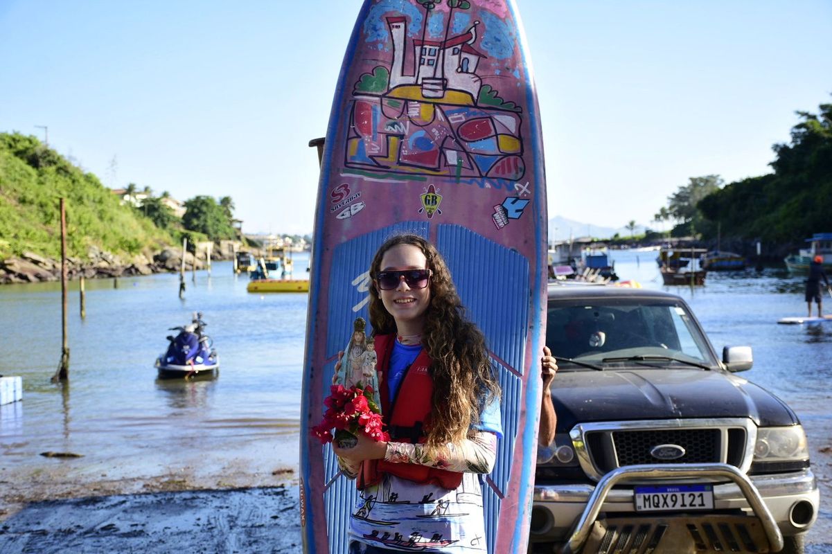 Devotos fazem 'remaria' em homenagem à Nossa Senhora da Penha por Thiago Soares | Divulgação Festa da Penha