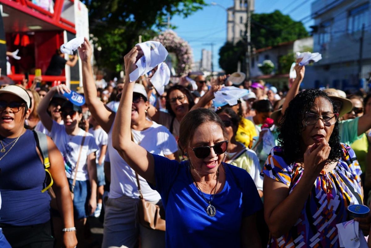 Romaria das Mulheres: parte das celebrações a Nossa Senhora da Penha por Vitor Jubini