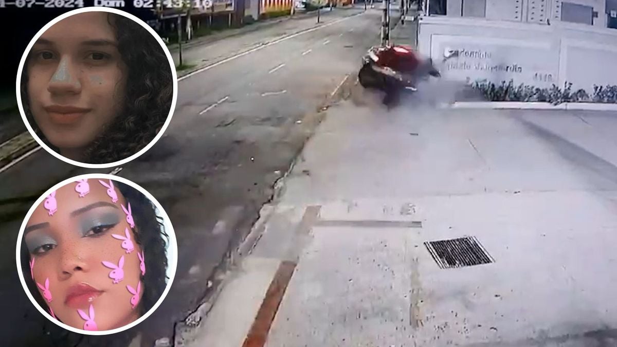 Luma Alves da Silva e Natiele Lima dos Santos morreram após carro se chocar contra muro