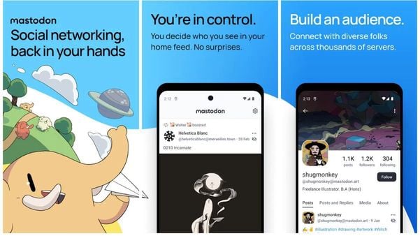 Rede social Mastodon