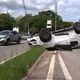 Imagem - Carro tomba e três crianças ficam feridas em acidente em Cachoeiro