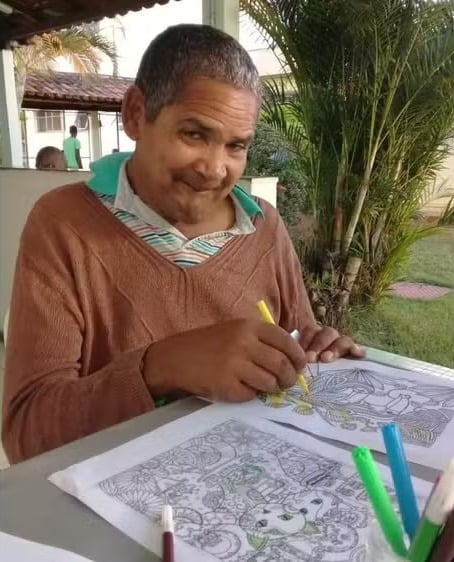 Aparecido Nascimento chegou à unidade no dia 4 novembro de 1991 com déficit intelectivo profundo 