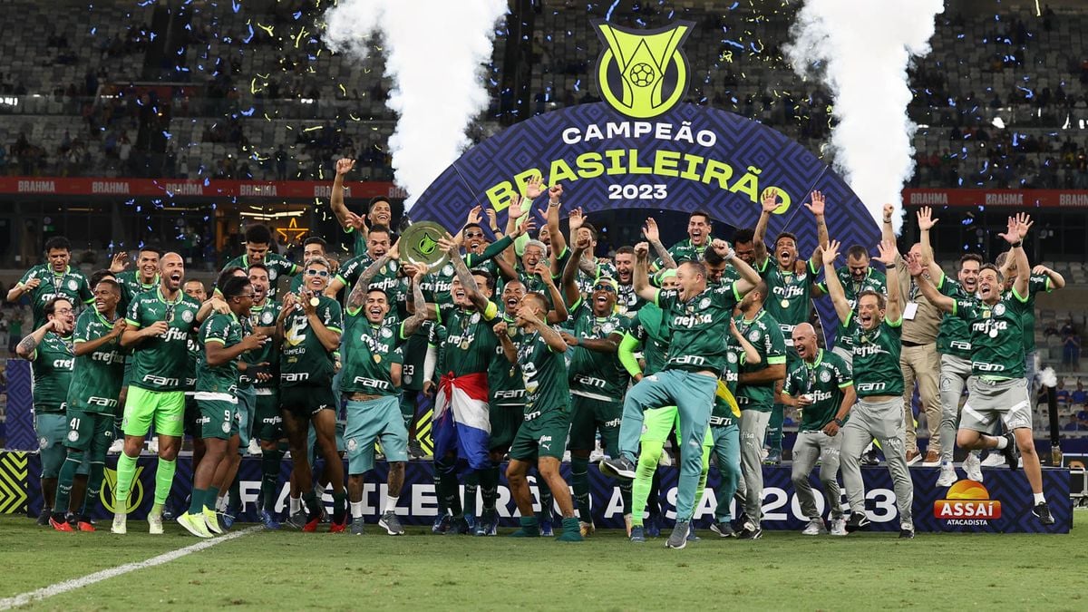 Palmeiras é o atual campeão brasileiro