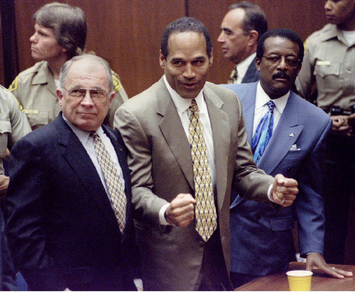 O.J. Simpson em julgamento em 1995