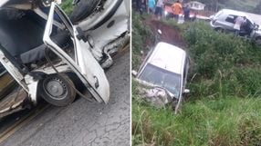 Acidente entre diversos veículos deixa uma pessoa morta na BR 262, em Marechal Floriano.