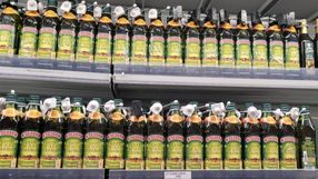 Azeite de oliva ganha lacre anti furto supermercado Atacadão em Vitória.