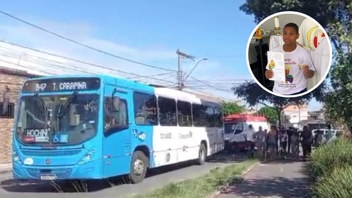 Criança é atropelada por ônibus no bairro Cidade Continental, na Serra.