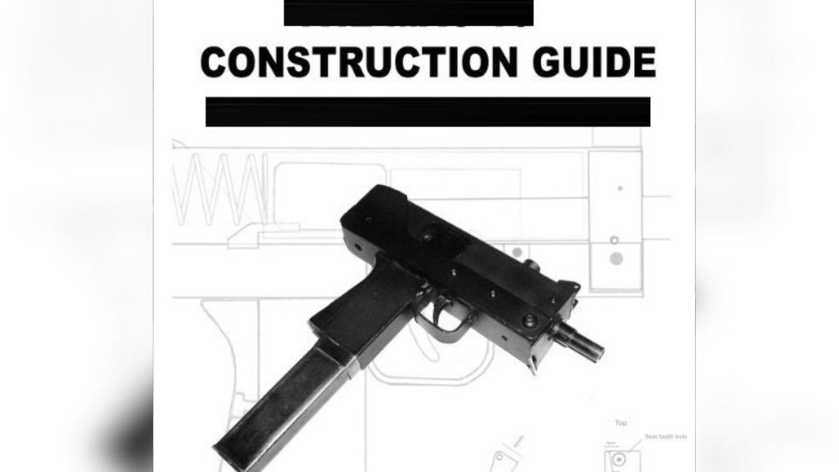 Tutorial era vendido para ensinar a criar armas caseiras. Em tradução livre, "guia de construção" por Polícia Civil