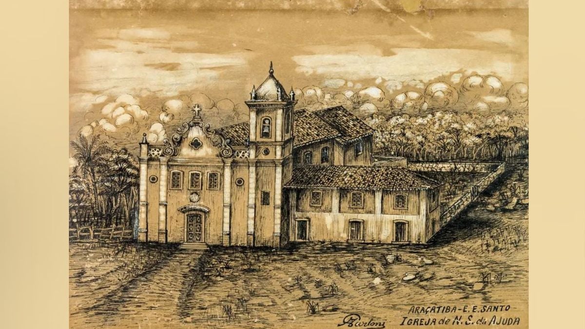 Igreja Nossa Senhora da Ajuda por Arquivo Público do Espírito Santo