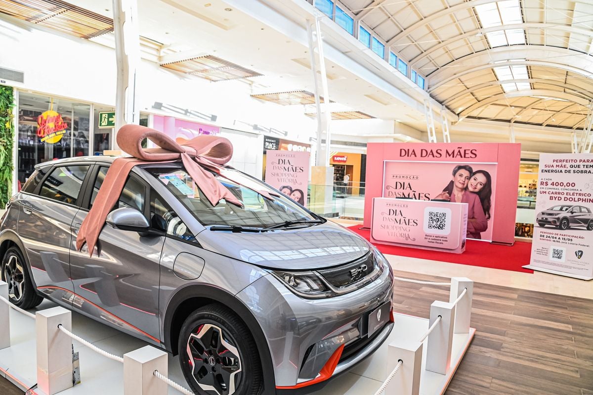 Shopping Vitória vai sortear carro elétrico para o Dia das Mães