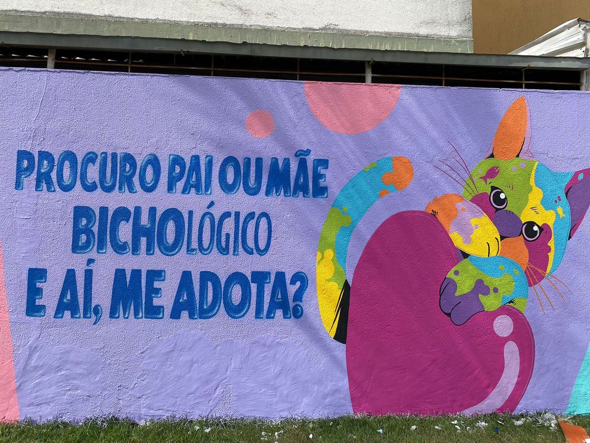 Mural “Amor de 4 Patas”, em Vitória por ICORES