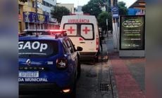 Veículo foi identificado ao passar por um ponto do Cerco Inteligente de Segurança; segundo a Guarda Municipal da Capital, ambulância foi furtada há um mês em hospital de Alegre