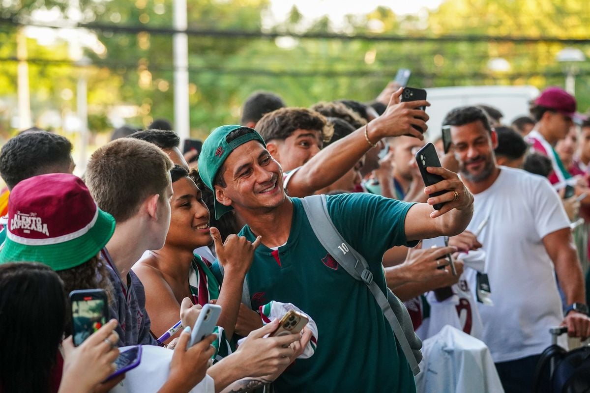 Chegada do time do Fluminense no hotel Golden Tulip em Vitória. O time carioca enfrenta o Sampaio Correia pela Copa do Brasil no Estádio Kléber ANdrade por Vitor Jubini