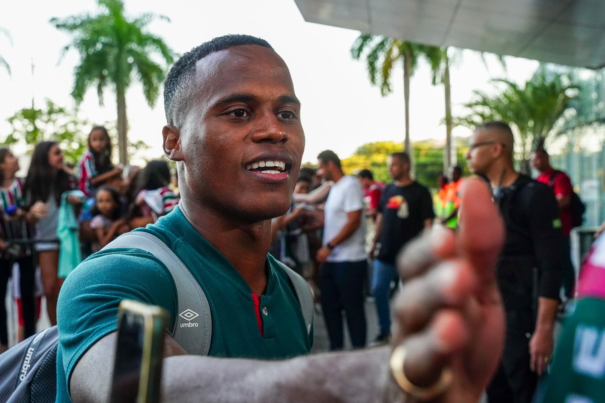 Chegada do time do Fluminense no hotel Golden Tulip em Vitória. O time carioca enfrenta o Sampaio Correia pela Copa do Brasil no Estádio Kléber ANdrade por Vitor Jubini