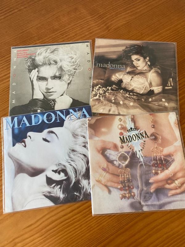 Os discos de Madonna que fazem parte da coleção da designer Luísa