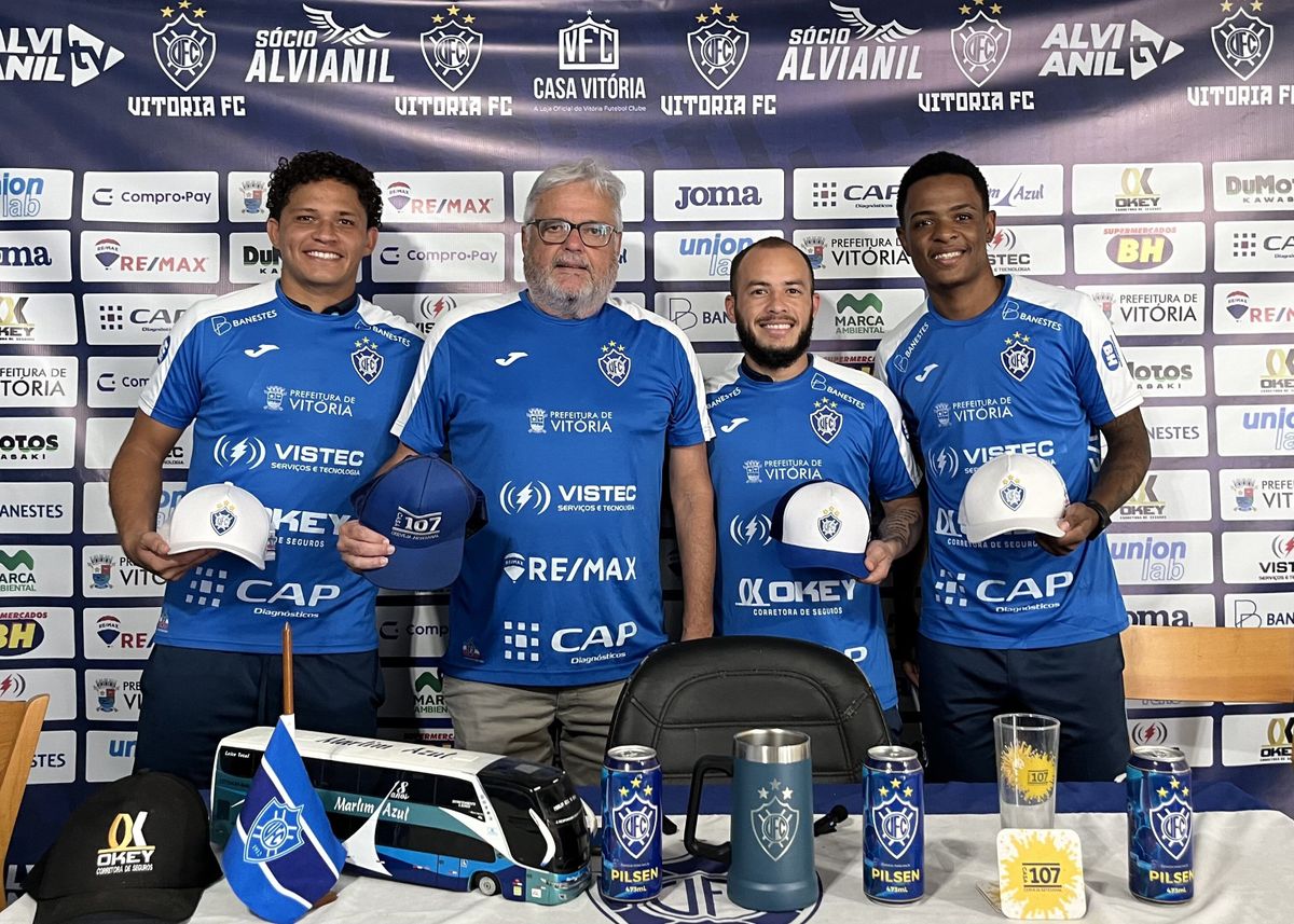 Guilherme, Marcelinho e Léo Xavier são as últimas contratações do Vitória para a Copa ES