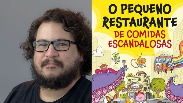 Thiago Egg já lançou mais de 12 títulos e ilustra agora as páginas de “O Pequeno Restaurante de Comidas Escandalosas"