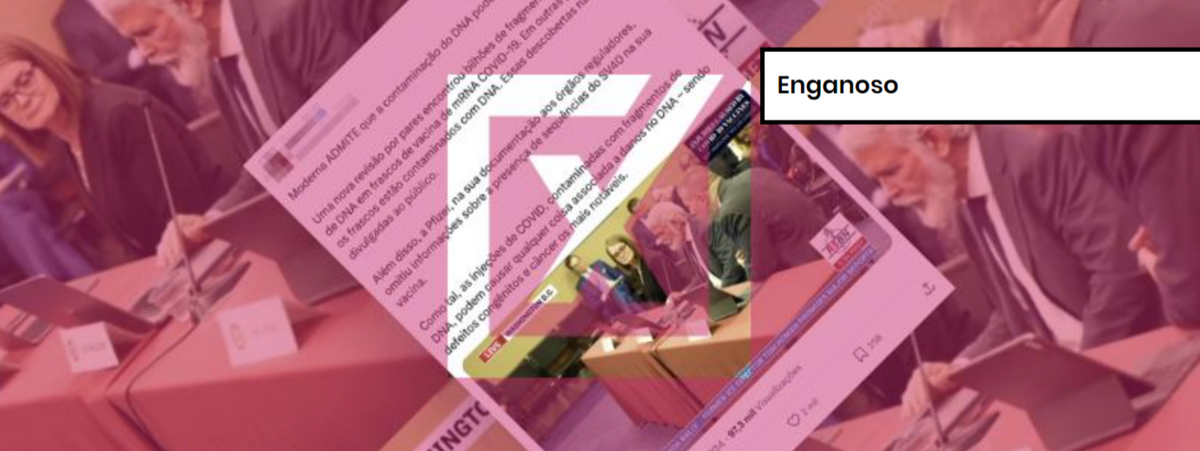 Moderna não admitiu que DNA residual em vacinas pode levar a câncer