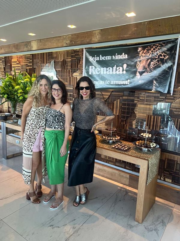 Ana Cláudia Cardozo, Renata Rasseli e Mariana Perini