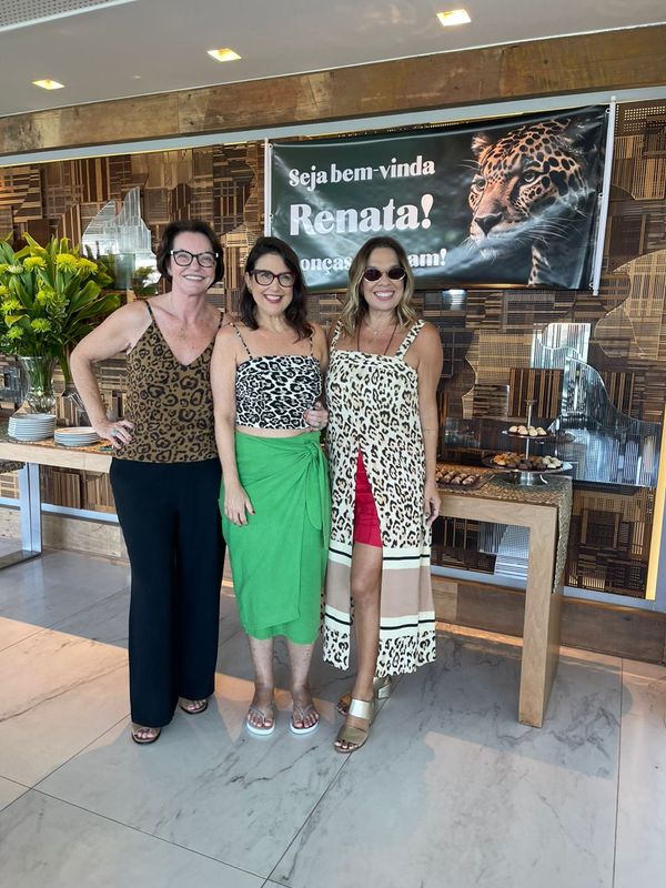 Eulália Chieppe, Renata Rasseli e Andréia Lopes