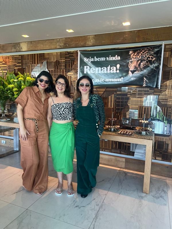 Zainer Silva, Renata Rasseli e Maria Braga