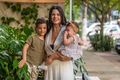Zaira Amorim com os filhos Vitto e Nina