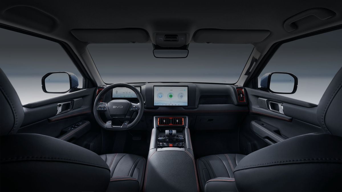 O design interior teve inspiração futurista por BYD/Divulgação
